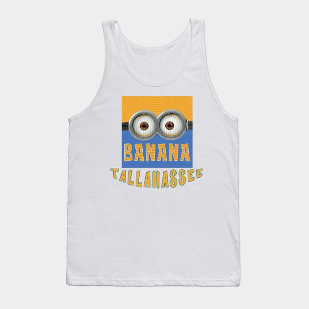 DESPICABLE MINION AMERICA TALLAHASSEE Tank Top by LuckYA